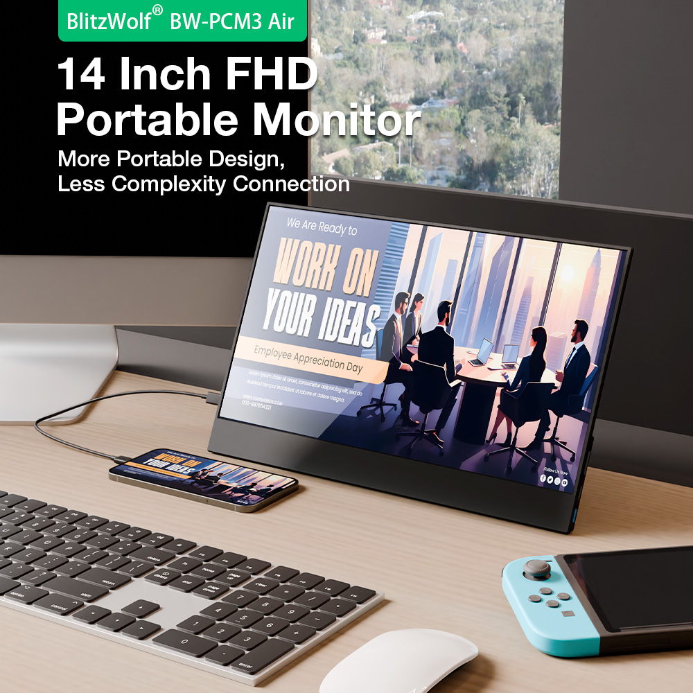 BlitzWolf-PCM3-AIR-14-Zoll-FHD-Portable-Monitor-1080P-Dual-USB-C-Vollfunktions-Computer-Monitor-Nur--2014995-1